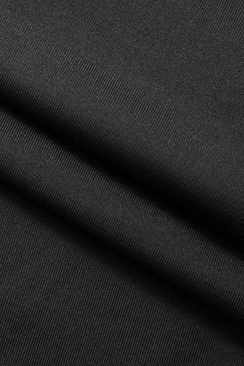 Sarmal Drapeli Yüksek Yakalıs Uzun Kollu Maxi Elbise