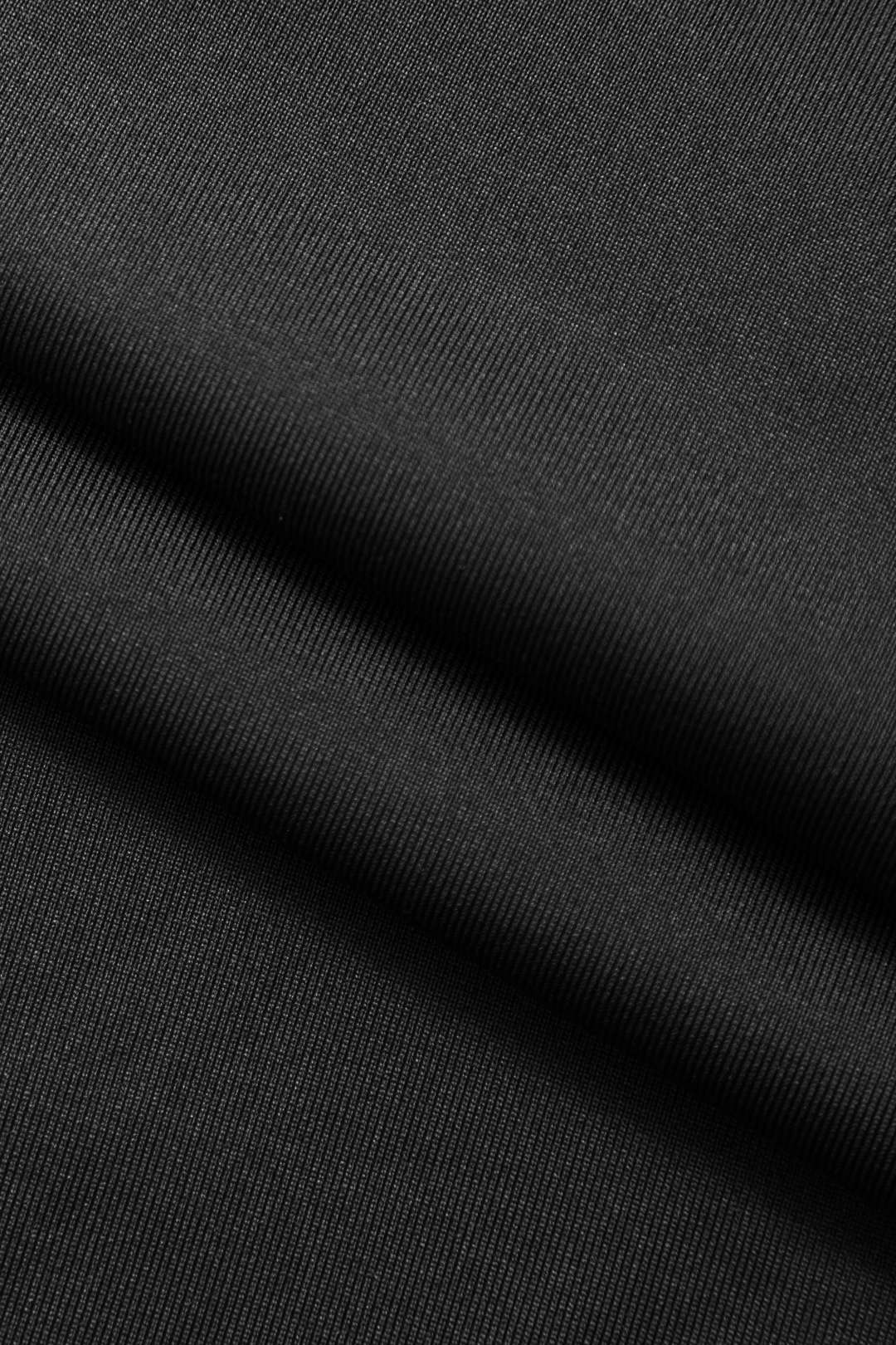 Sarmal Drapeli Yüksek Yakalıs Uzun Kollu Maxi Elbise