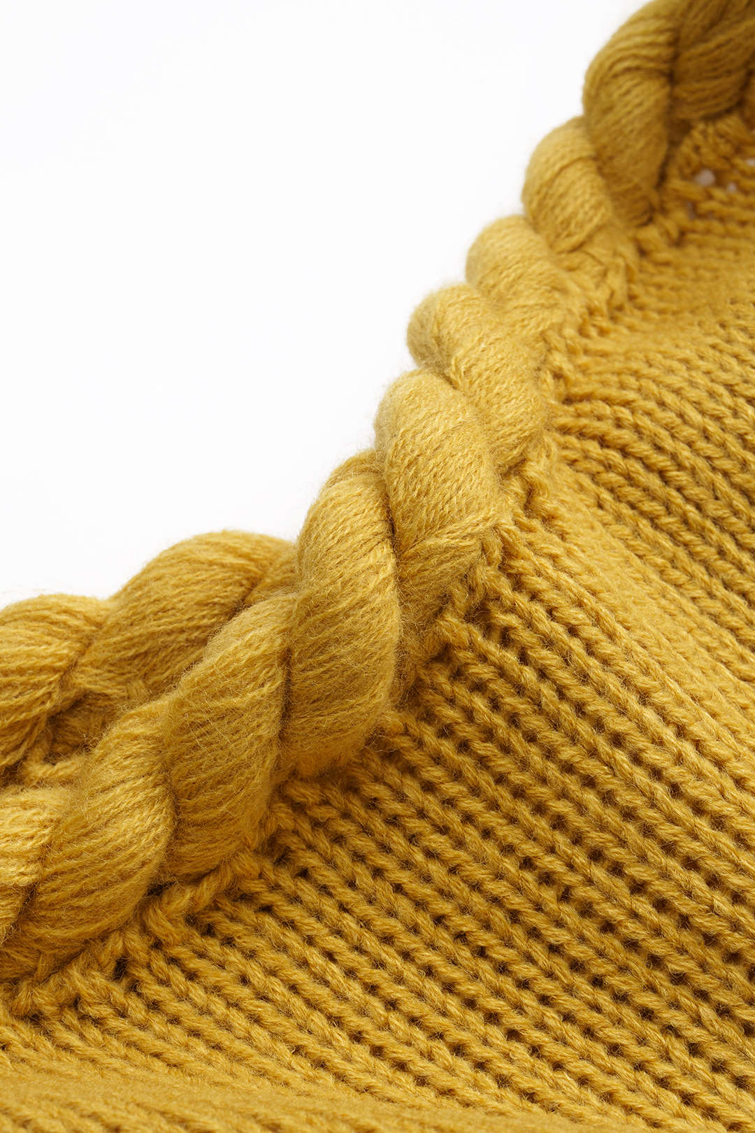 Örgü Dokuma Bağcıklı Etek