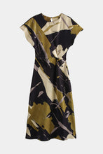 tie dye midi elbise