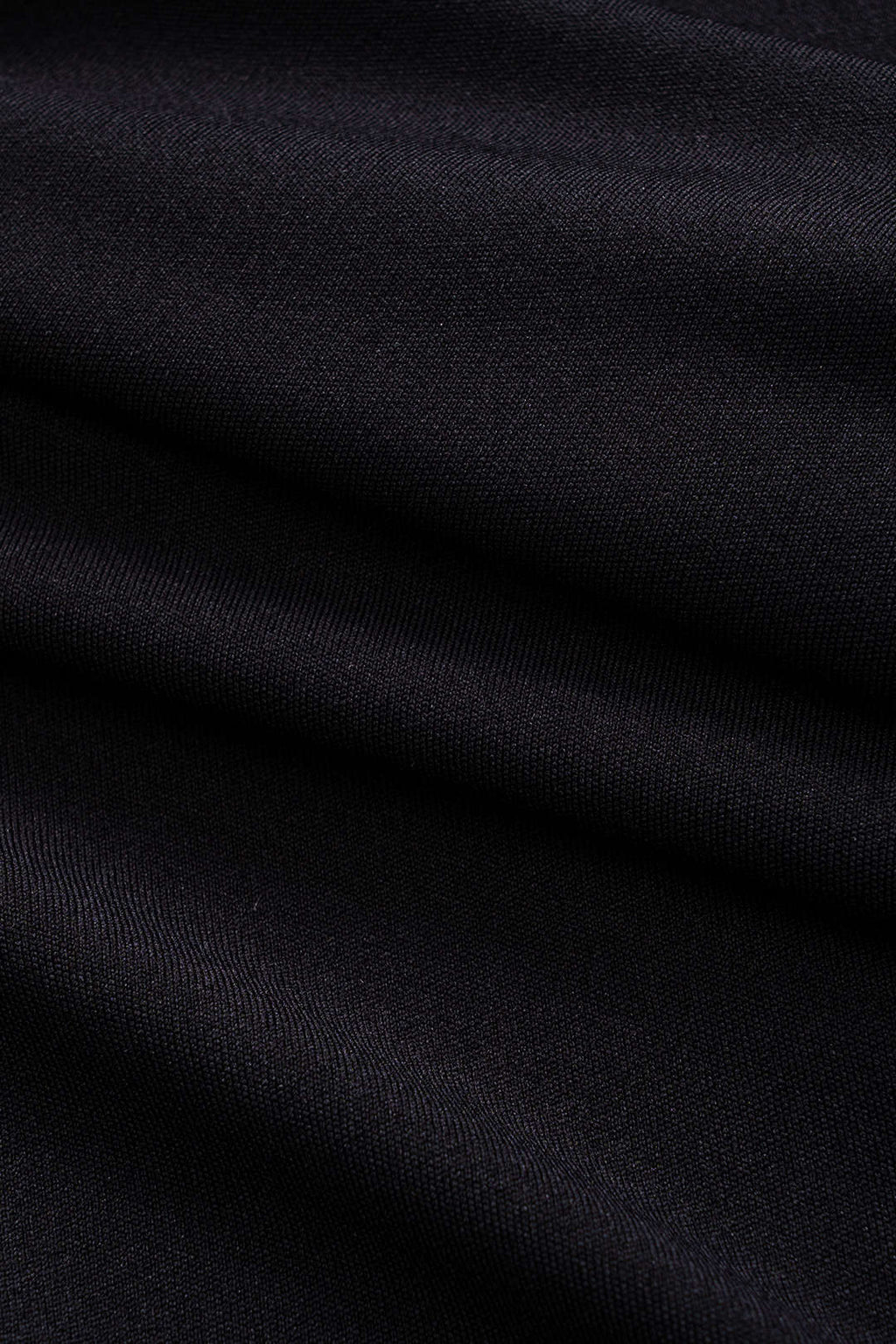 Koyu Siyah Sırtı Açık Büzgülü Halter Elbise