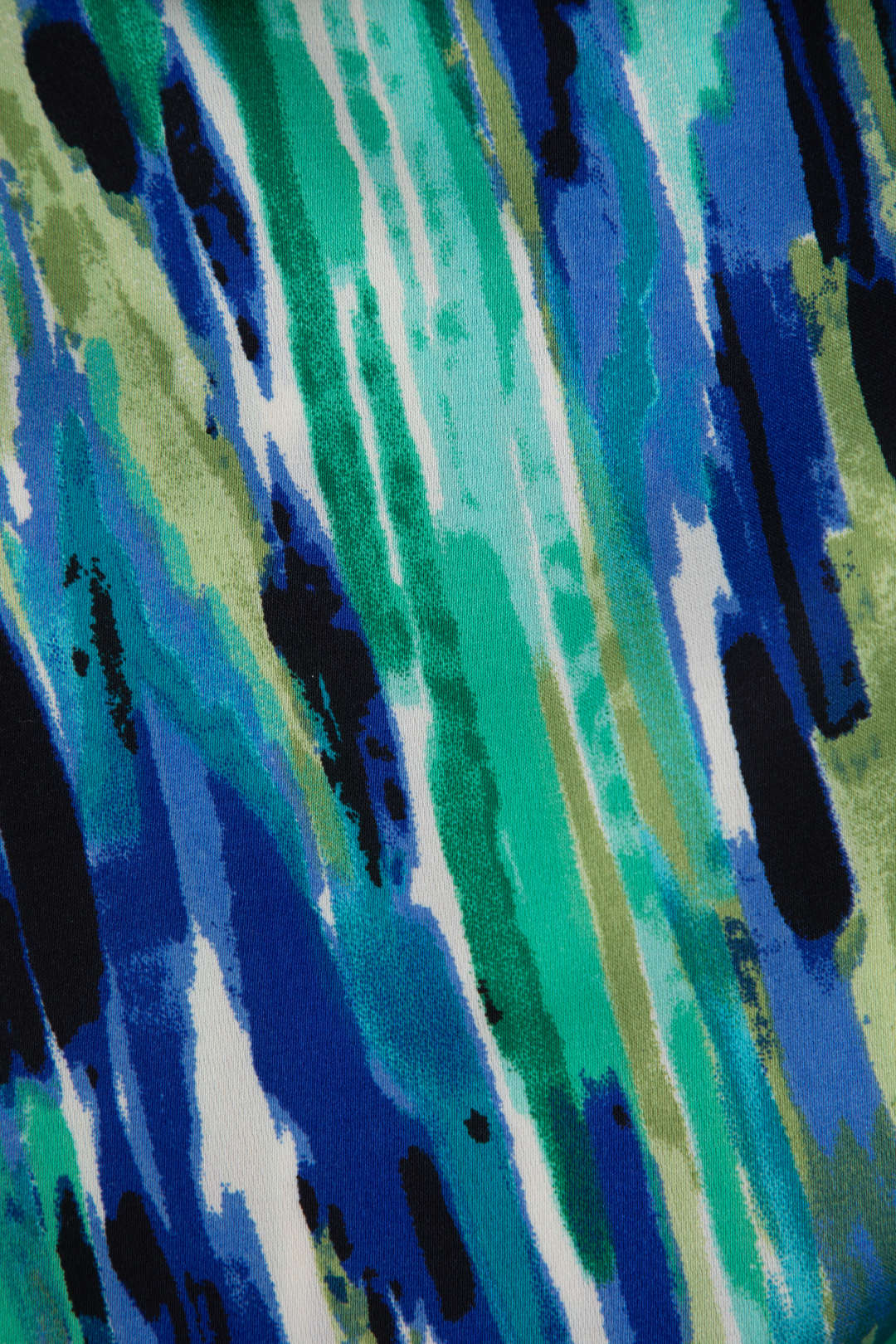 Mermer Baskılı Yüksek Bel Tam Boy Düz Pantolon