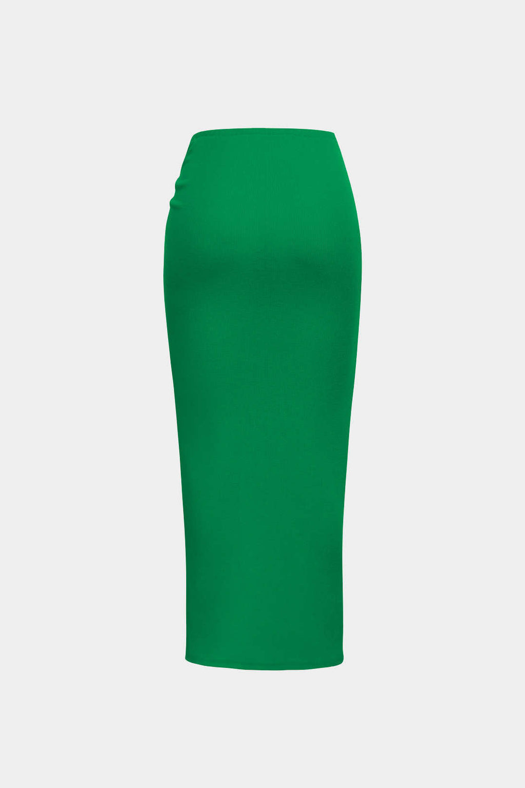 Düğüm Yan Yırtmaçlı Triko Midi Etek