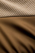 saten patchwork elbise