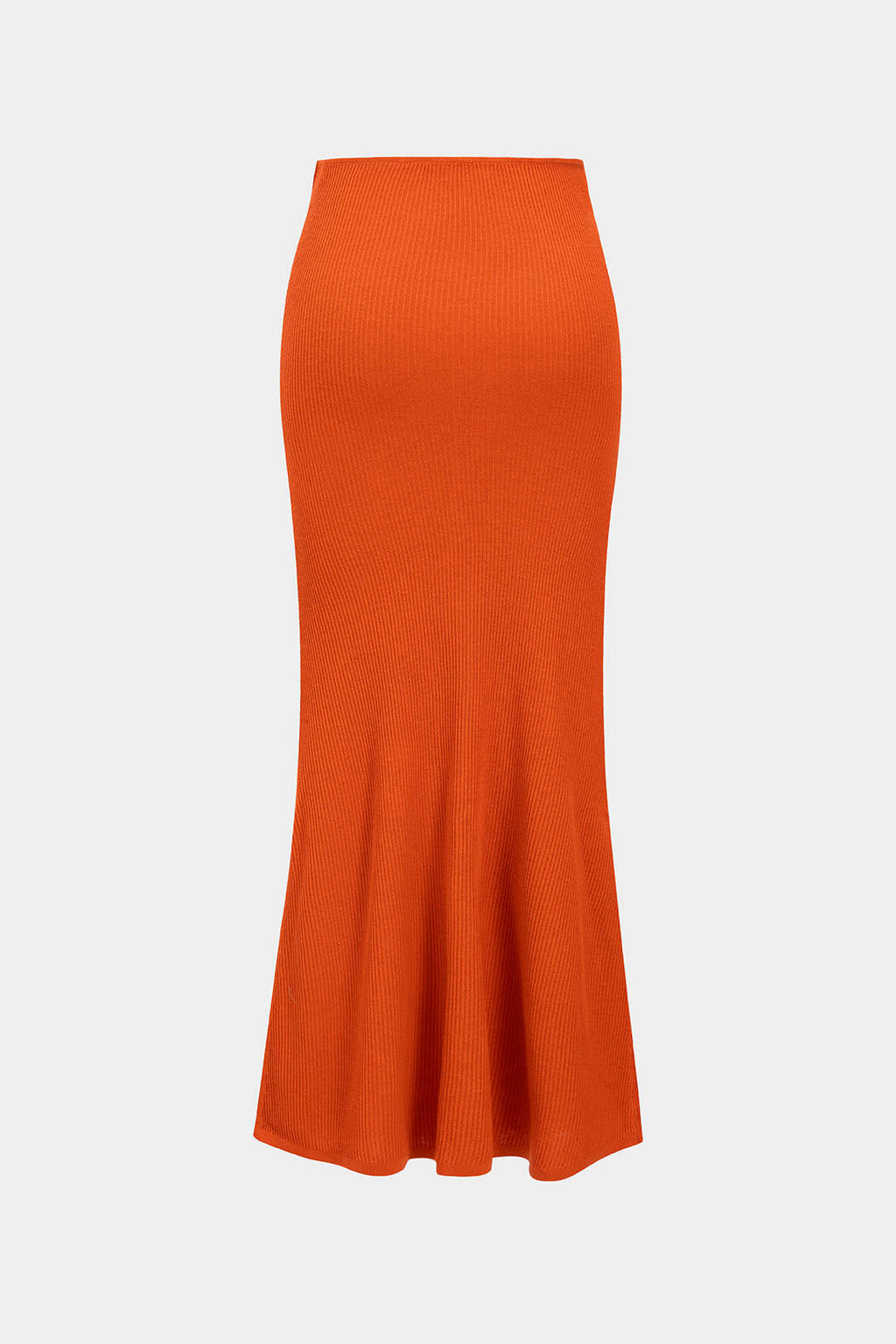 Düz Örgü Yırtmaç Etek