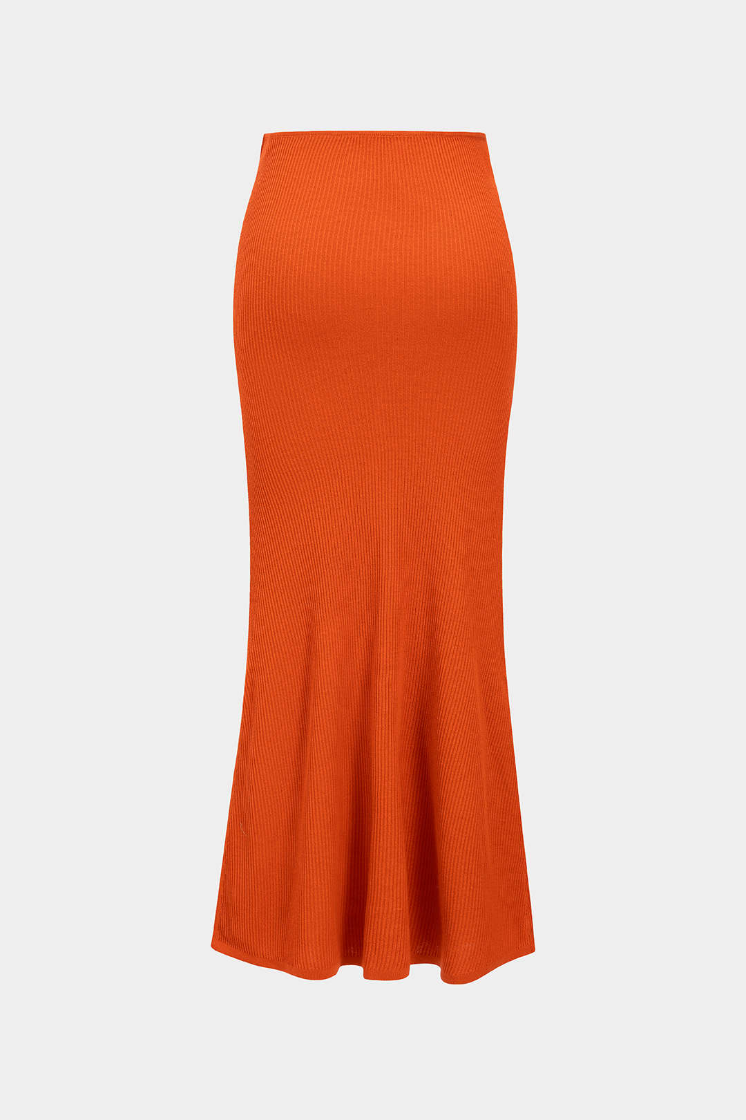 Düz Örgü Yırtmaç Etek