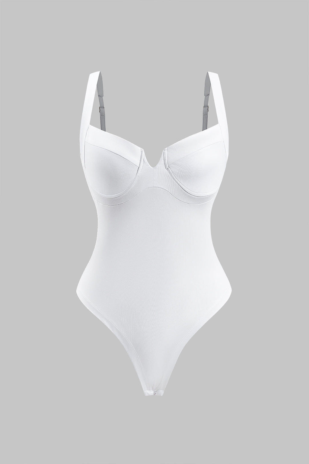 Düz Bustier Kolsuz Bodysuit