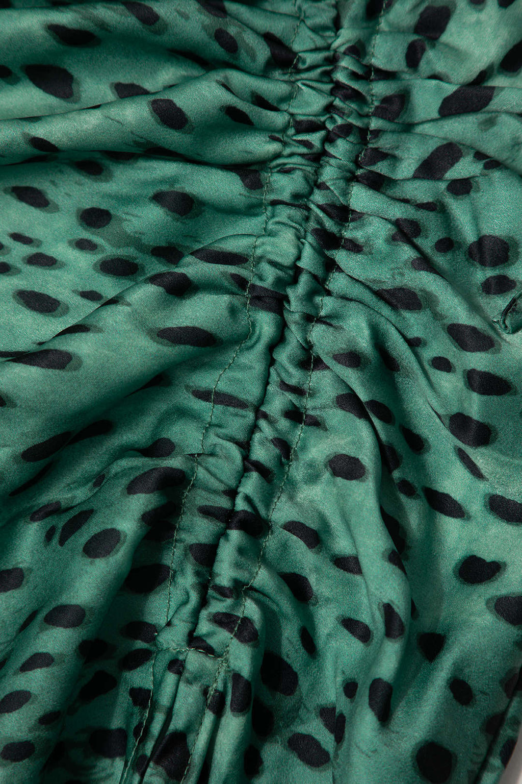 Leopar Bağcıklı Yırtmaç Etek