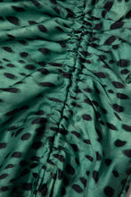 leopar desenli yırtmaç etek