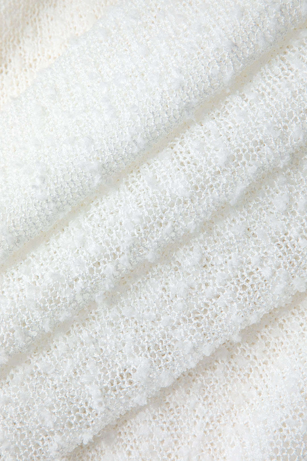 Siyah Omuz Dekolteli Açık Örgü Maxi Elbise