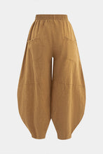 pileli barrel pantolon