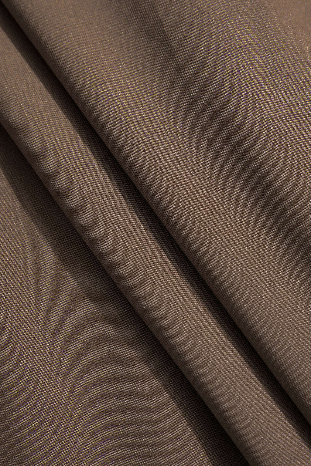 Siyah Poliester Elastan Asimetrik Düğüm Maxi Elbise