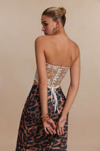 leopar desenli midi etek
