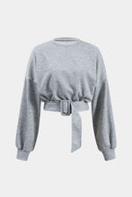 kemerli sweatshirt