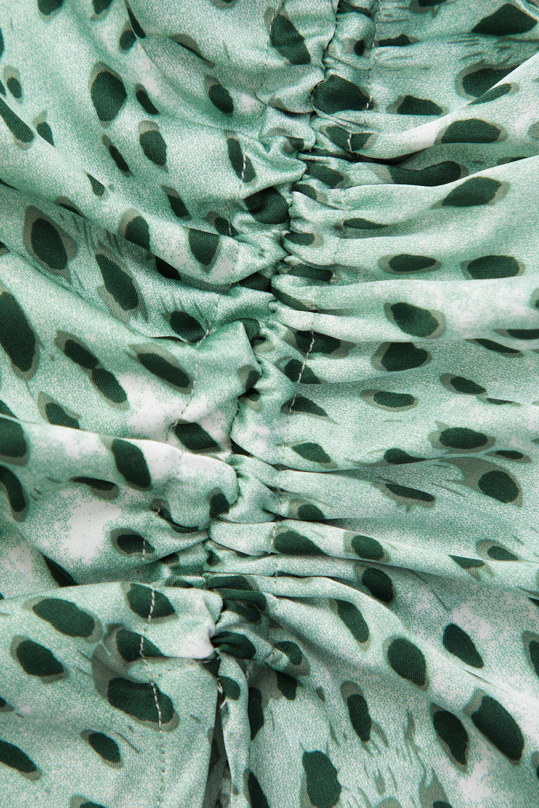 Leopar Bağcıklı Yırtmaç Etek