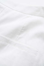 keten düz barrel pantolon