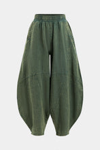 pileli barrel pantolon