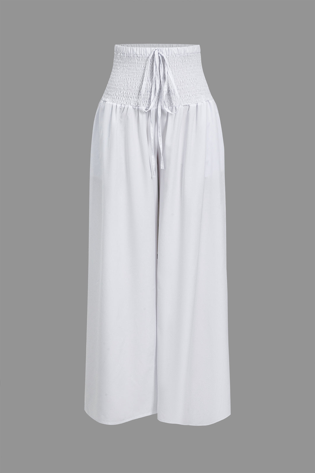 Volanlı Tubetop Ve Bağlamalı Geniş Paçalı Pantolon Takımı