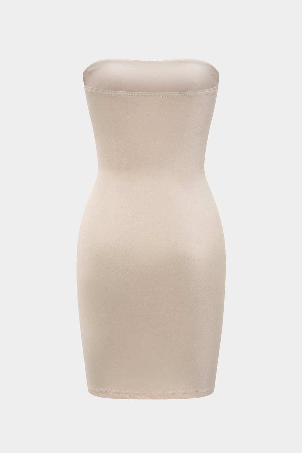 Çiçek Desenli Askısız Kolsuz Mini Elbise