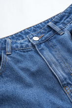 yıkanmış görünümlü denim pantolon