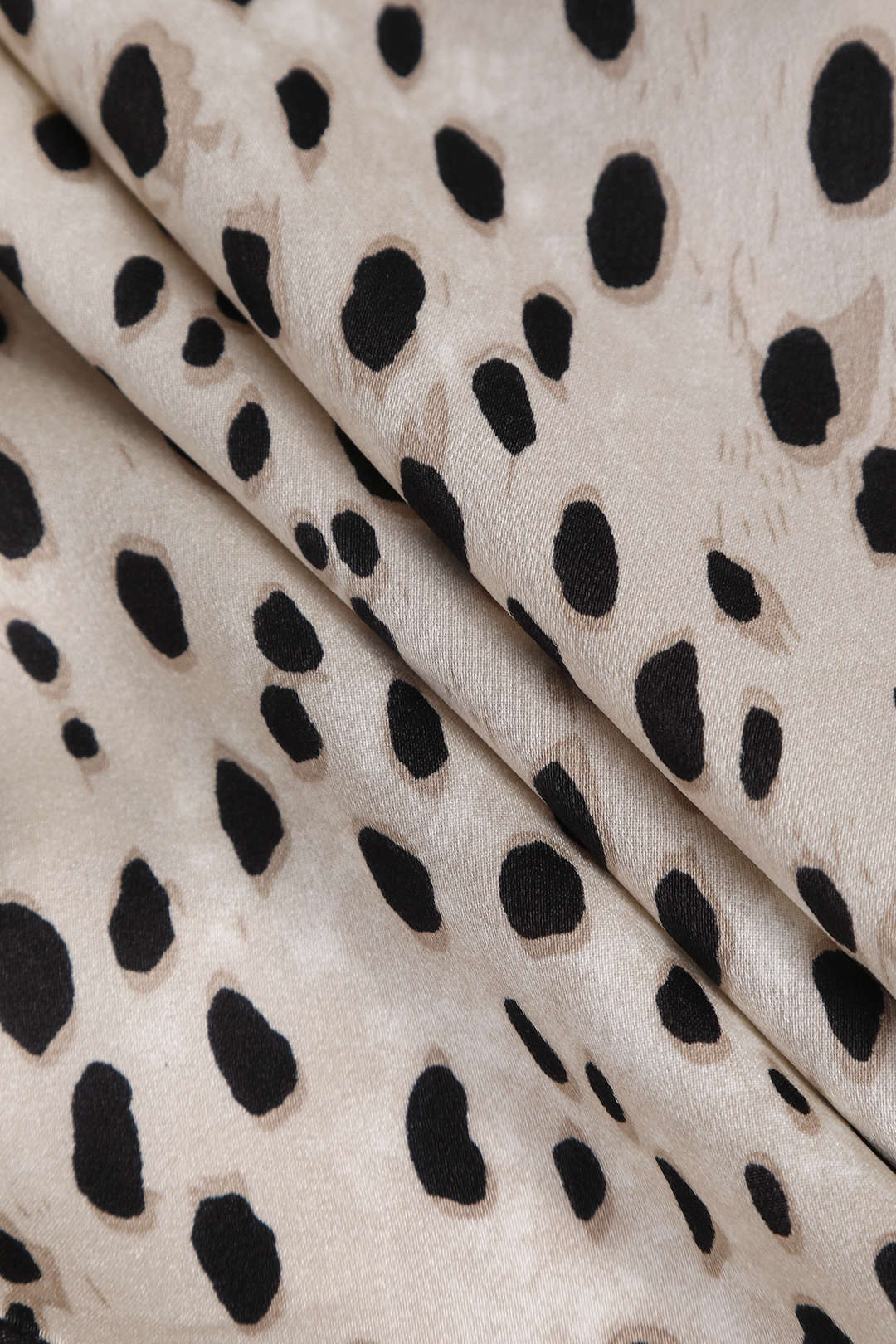 Leopar Bağcıklı Yırtmaç Etek