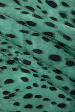 leopar desenli yırtmaç etek