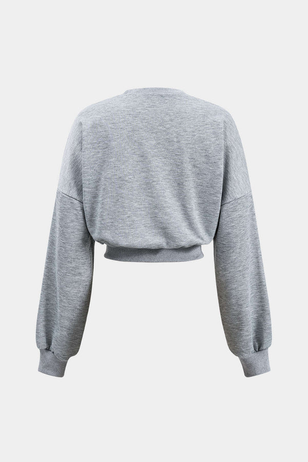 kemerli sweatshirt
