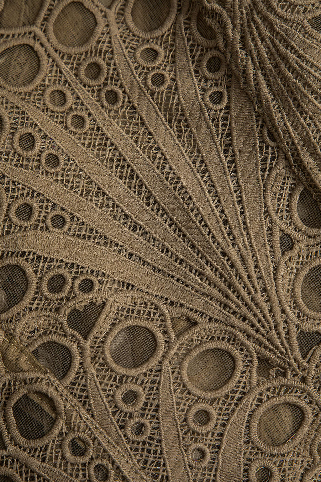 Ağ Mesh Dantel Arkadan Bağlamalı Crop Top