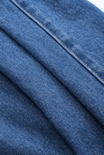 yıkanmış görünümlü denim pantolon