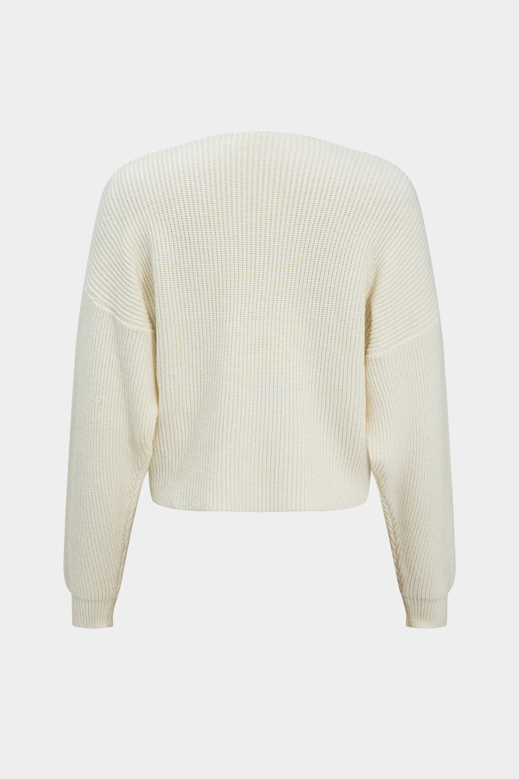 Çapraz Detaylı Uzun Kollu Kazak Üstü Rahat Ve Şık Günlük