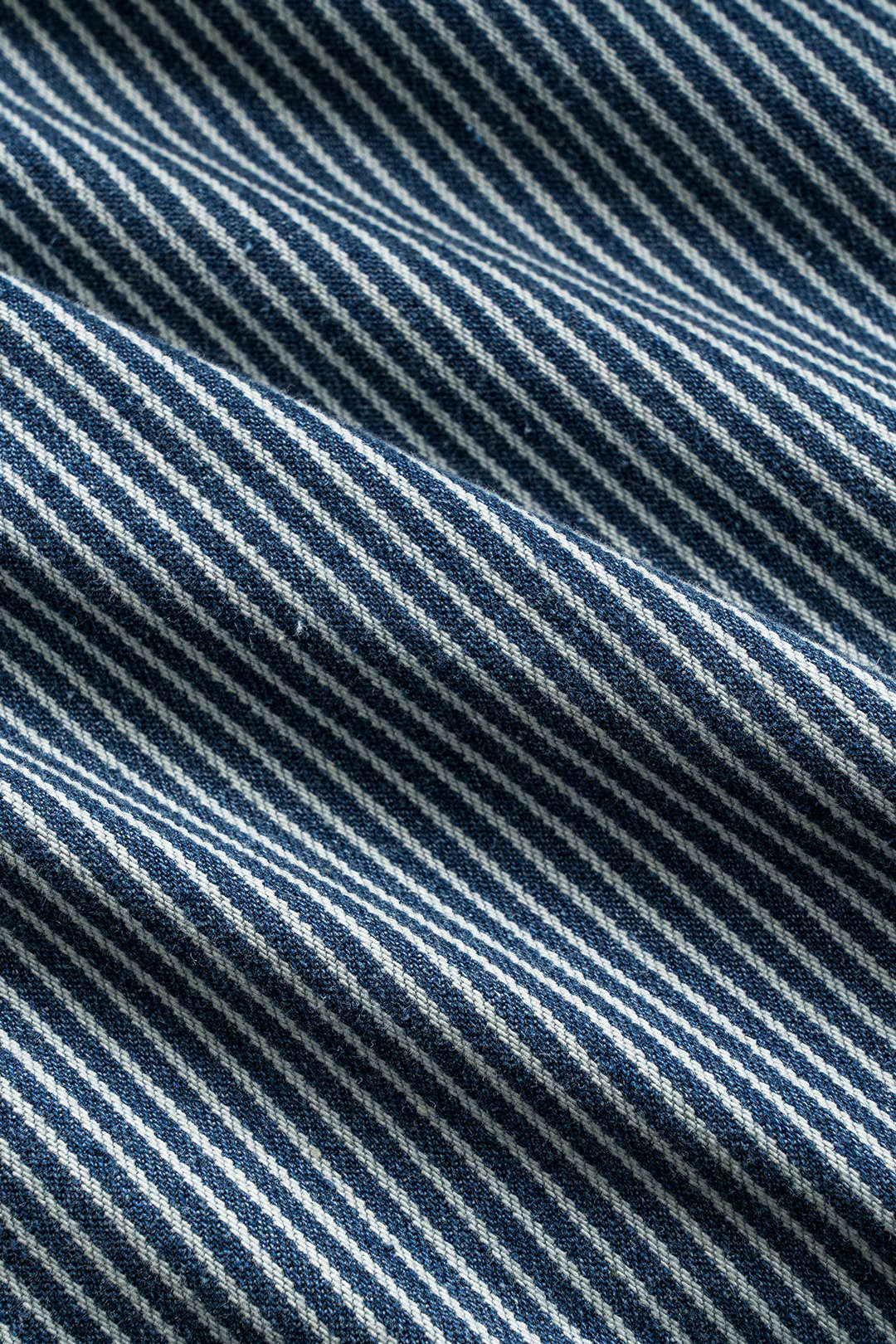 Harf Nakışlı Denim Çizgili Düğme Cep Geniş Paça Fıçı Kot Pantolon