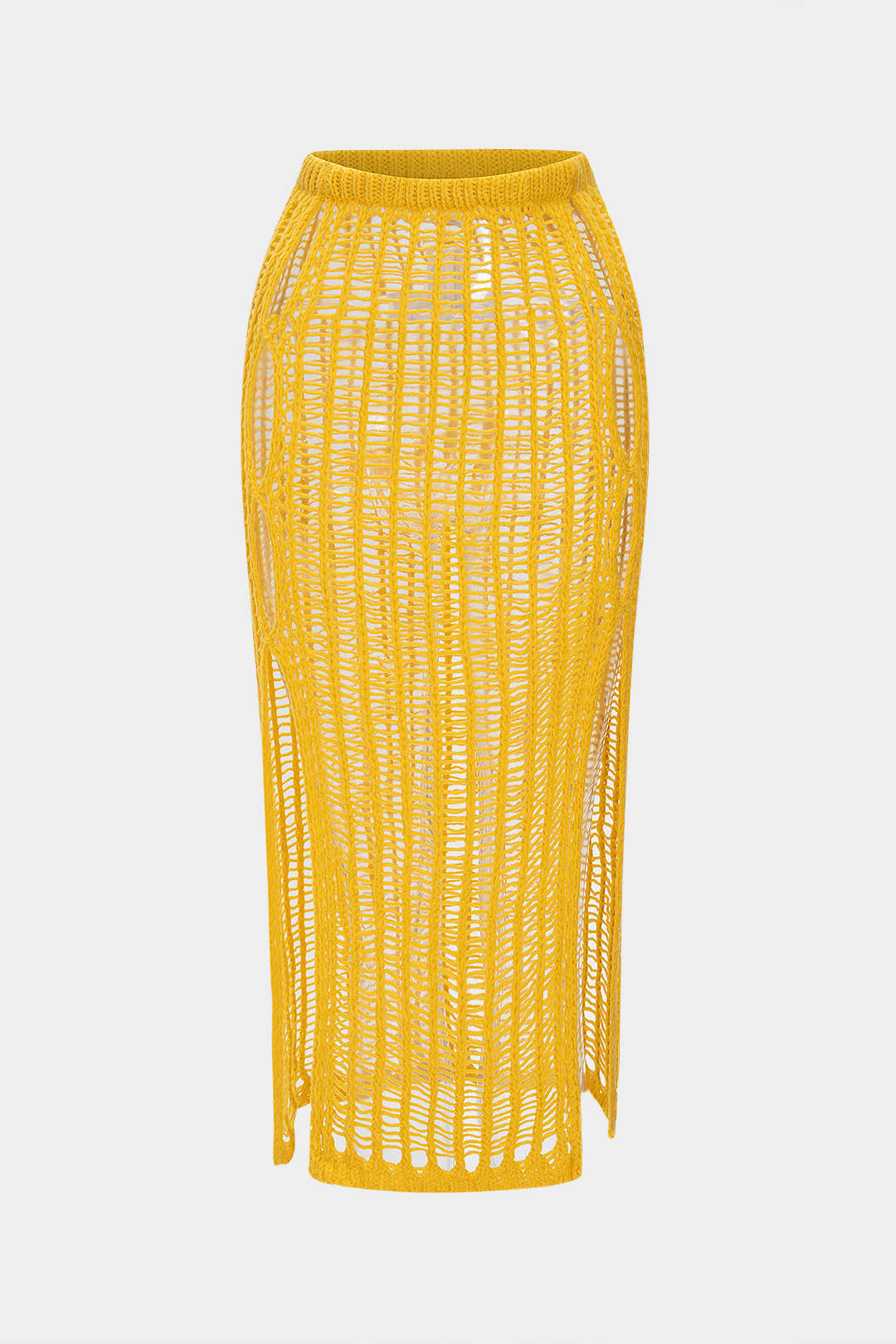 Örgü Delikli Yarık Etek