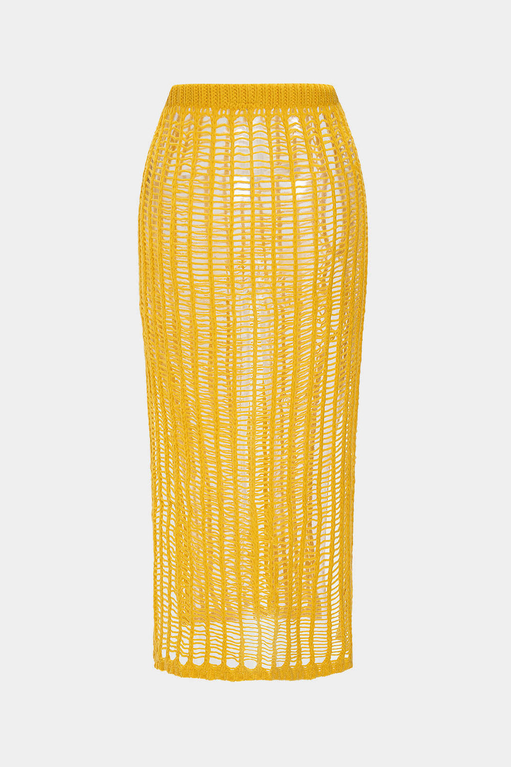 Örgü Delikli Yarık Etek