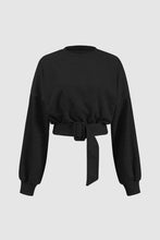 kemerli sweatshirt