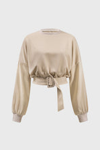 kemerli sweatshirt
