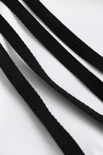 bağcıklı çizgili pantolon