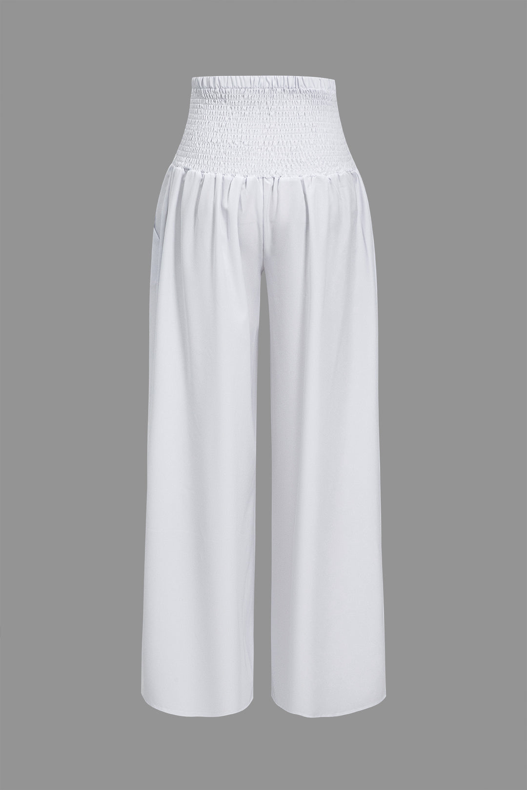 Volanlı Tubetop Ve Bağlamalı Geniş Paçalı Pantolon Takımı