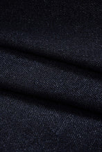 düğmeli denim barrel pantolon