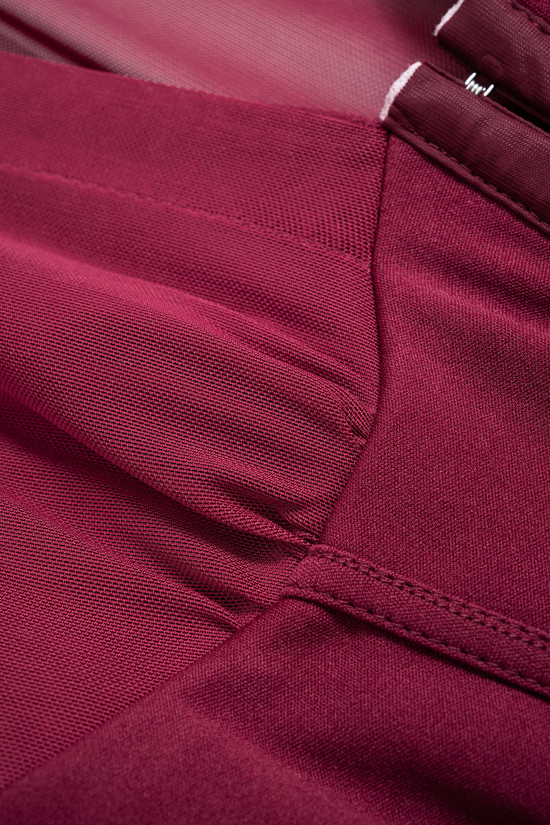 Ağ Dokulu Gözenekli Düğmeli Korseli Uzun Kollu Bluz