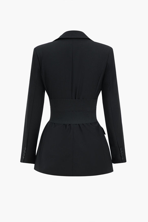 korse düğmeli blazer