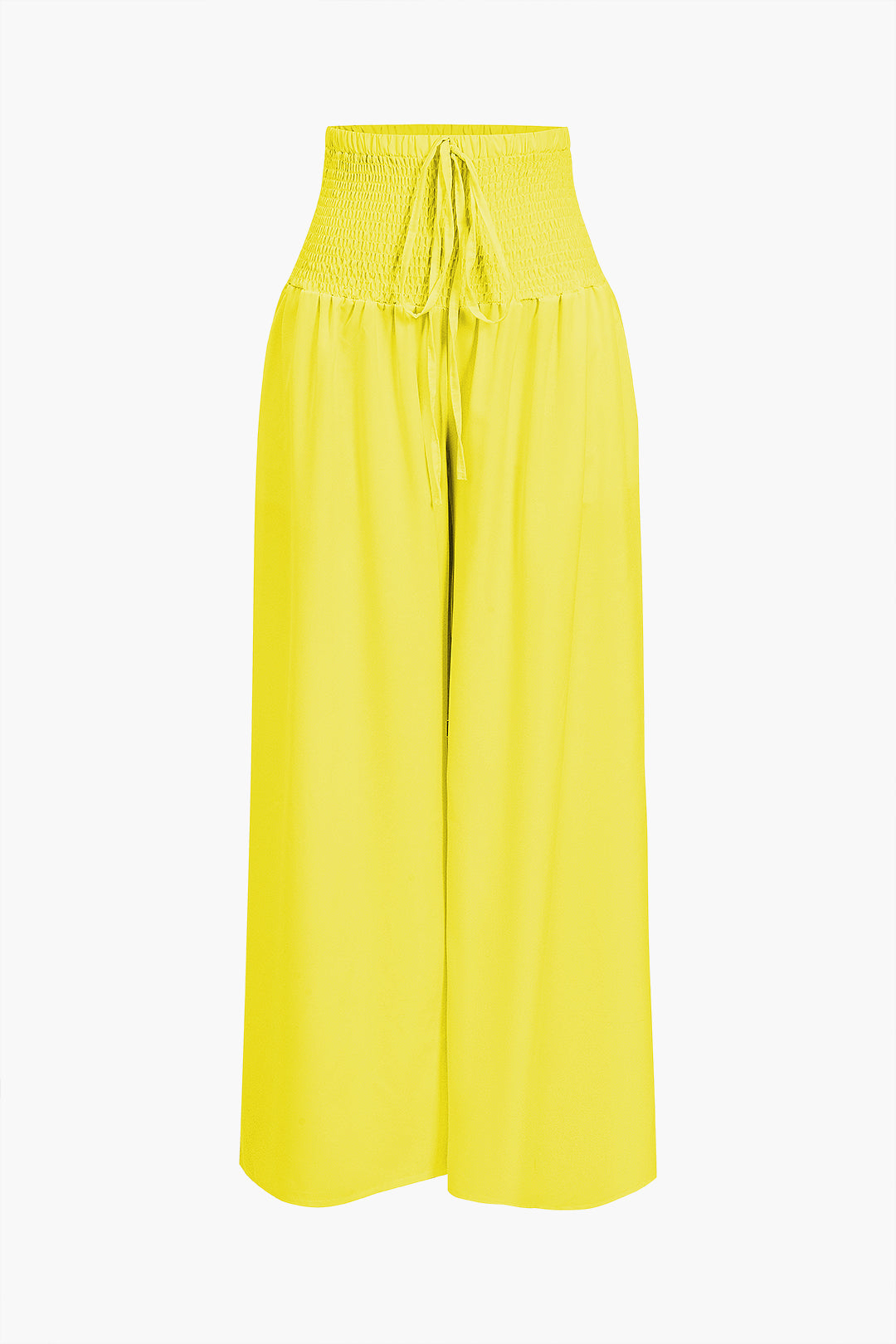 Volanlı Tubetop Ve Bağlamalı Geniş Paçalı Pantolon Takımı