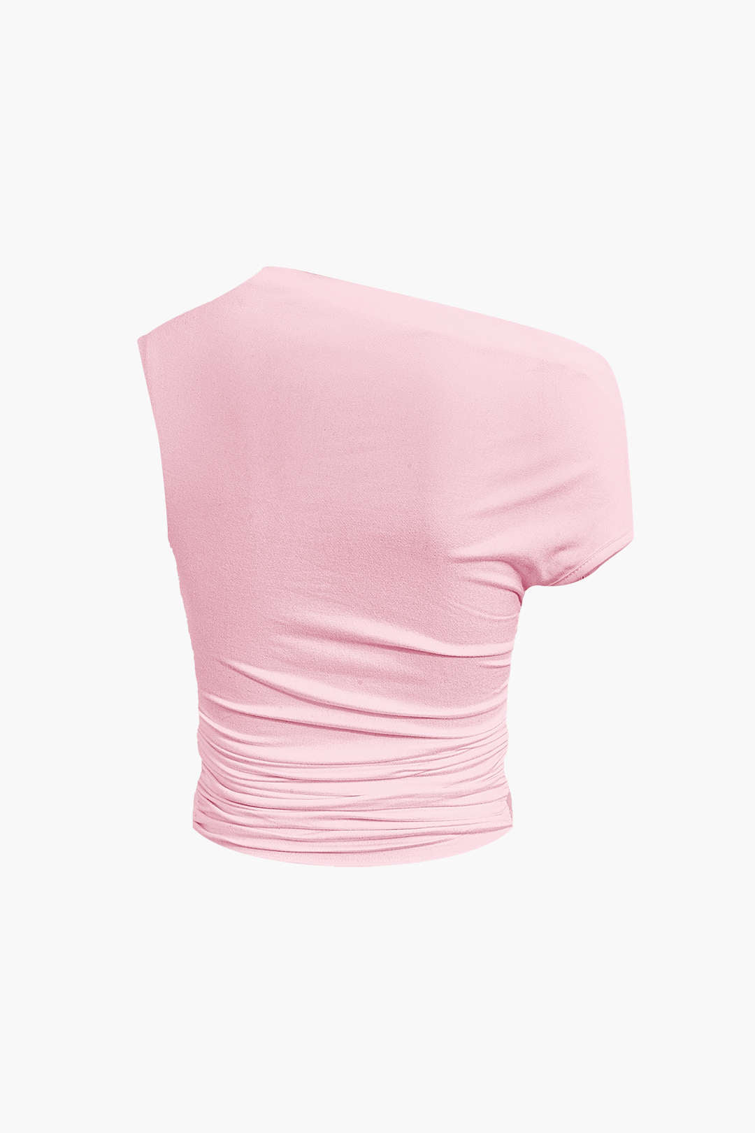 Basic Asimetrik Yırtmaçlı Crop Top Ve Bağlamalı Mini Etek Seti