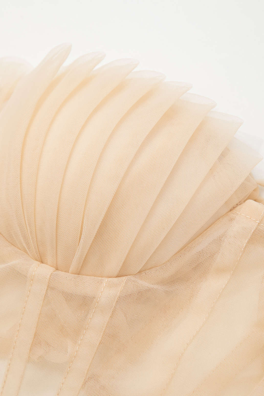 Bağcıklı Şeffaf Afile Korse Straplez Üst