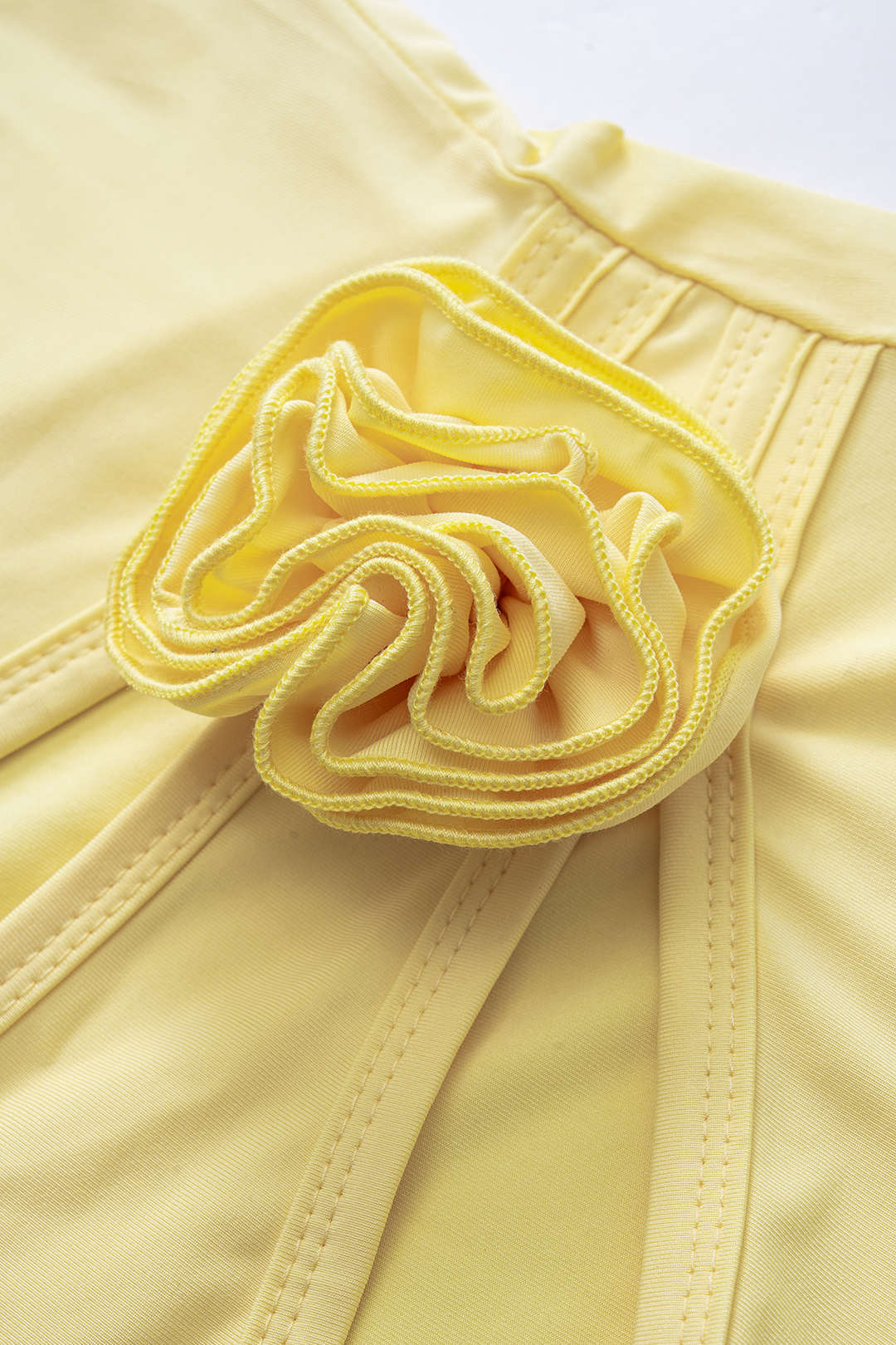 3D Çiçek Kesim Sıfır Kollu Deniz Kızı Maxi Elbise