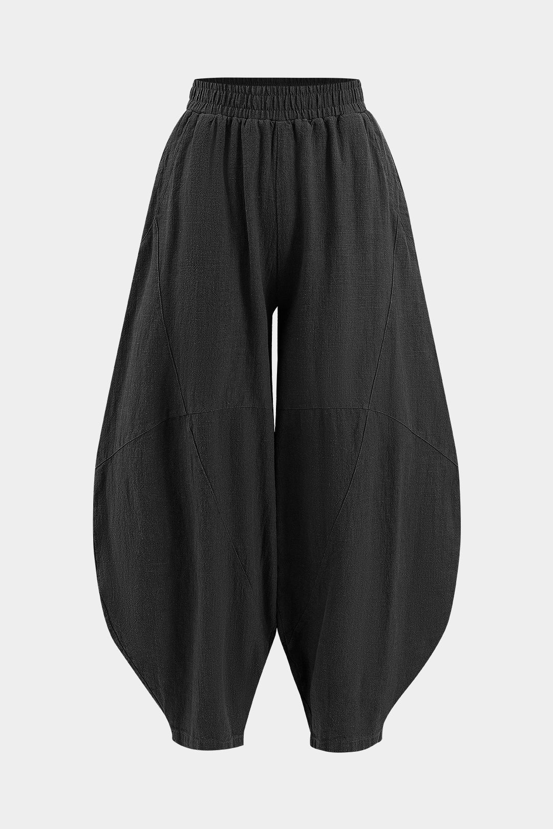 Fırfırlı Cepli Geniş Paça Varil Pantolonlar