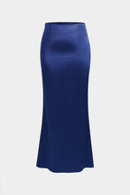 saten fermuarlı etek
