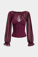 tül uzun kollu bustiyer