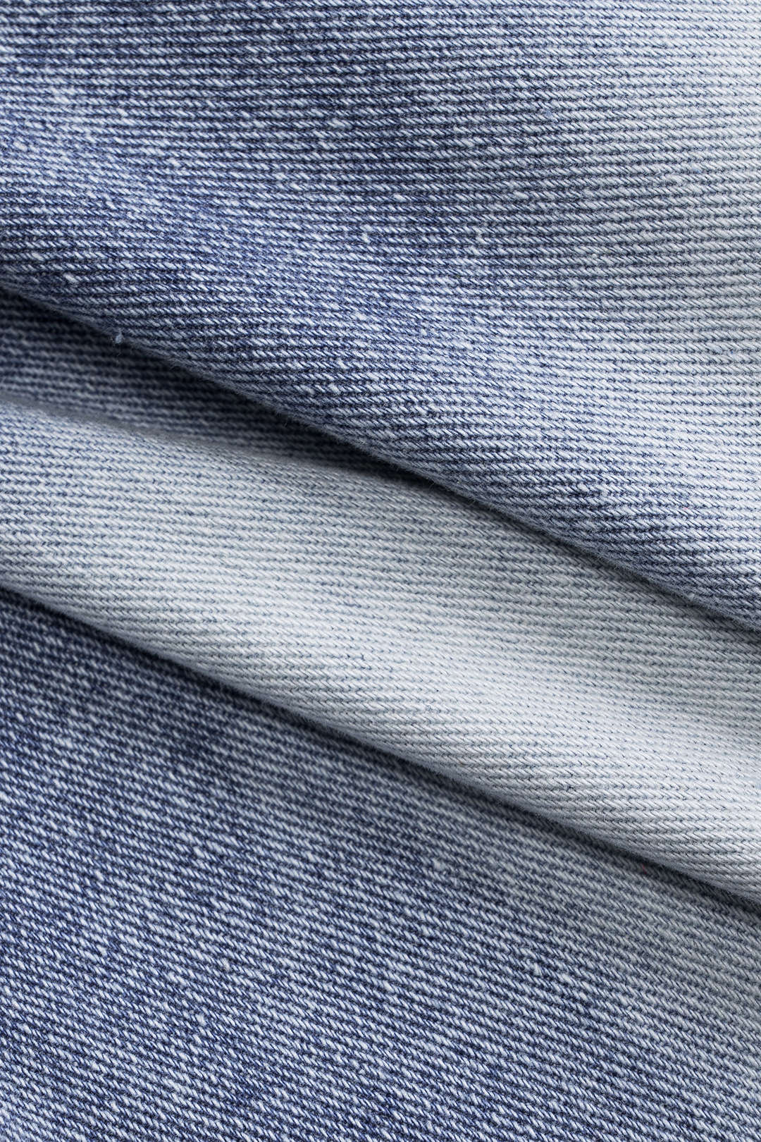 Denim Asimetrik Yaka Mini Elbise