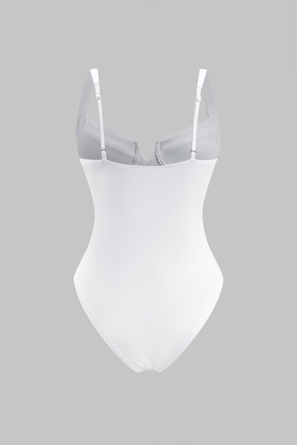 Düz Bustier Kolsuz Bodysuit