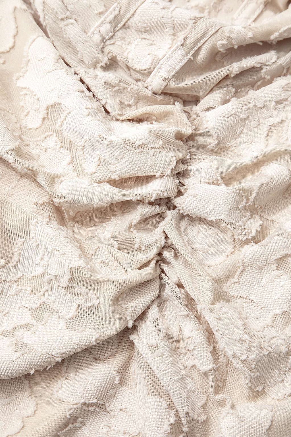 Çiçek Desenli Asimetrik Kenar Kıvrılmış Deniz Kızı Kolsuz Midi Elbise